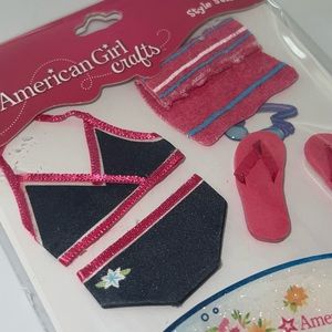 American Girl Style Stickers - Surfing Theme